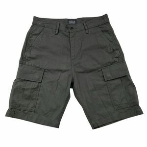 Levi's Cargo Shorts Mens 30 Dark Gray Ripstop Cotton Casual Outdoor Utility